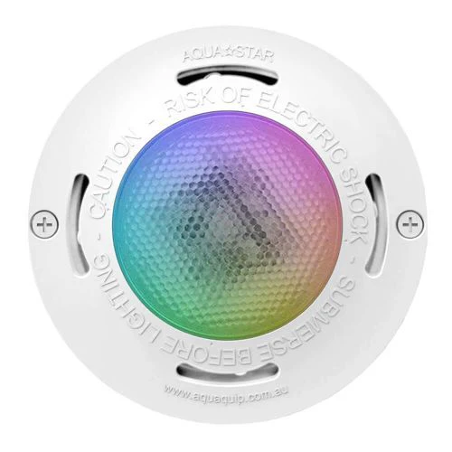 Aqua-Quip Evo2 Pro RGB+W LED InstaTouch Program Niche Pool Light – Concrete – 40m Cable