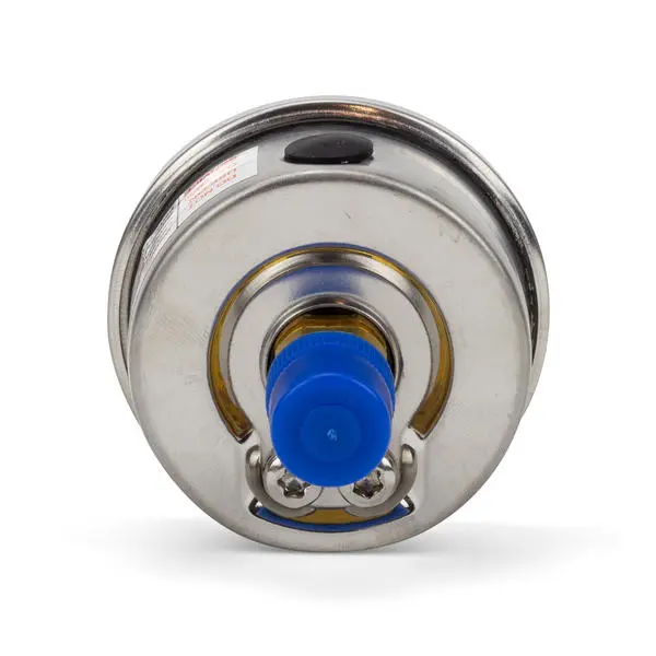 Aussie Gold Centre Back Mount Oil Filled Pressure Gauge - Image 3