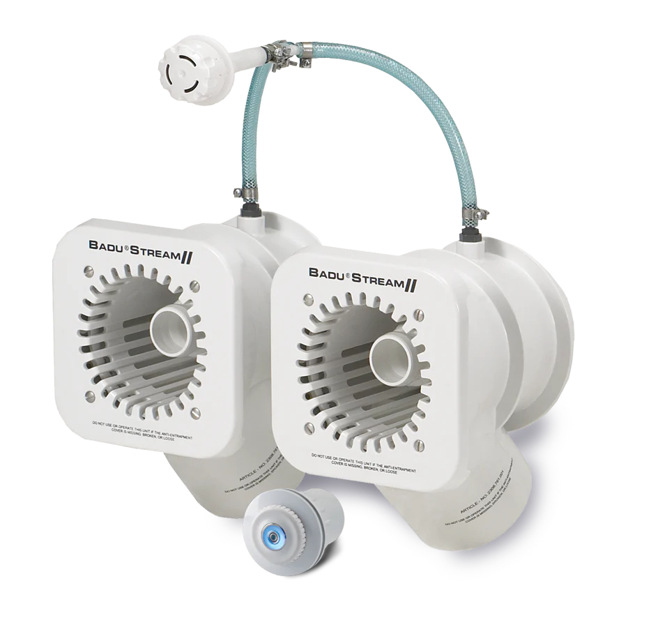 Badu Swim Jet System - white or grey covers, Stream Pack Remote - Image 3