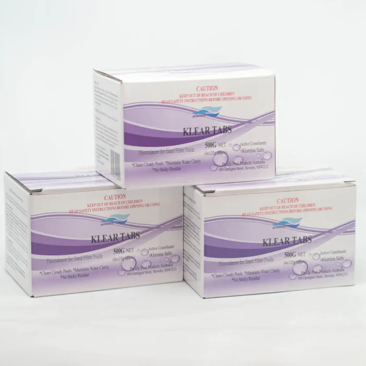 Klear Tab 500g - for cloudy pools (125g x 4)