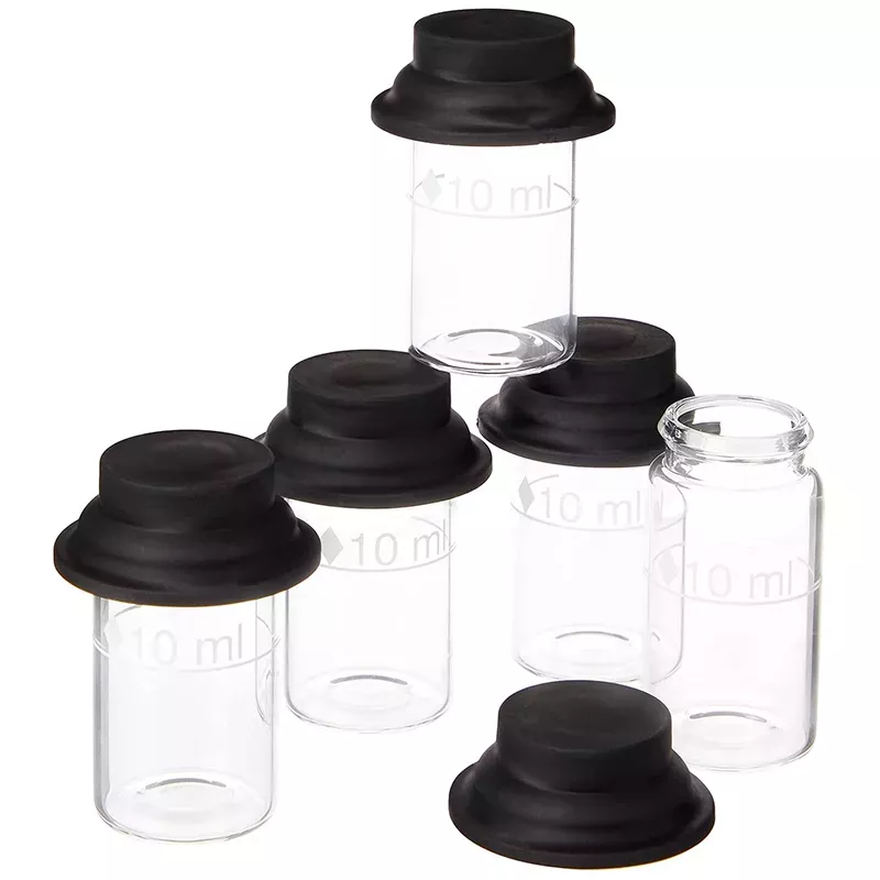 Palintest Photometer Test Tube (short) glass, 10ml black rubber lid for PoolTest 6 & 3 (pack of 5) - PT555 - Image 3