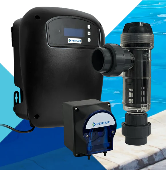 Pentair Posi-Chlor Salt Chlorinator 35g/hr + ph Pump - Image 2