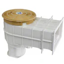 Pentair Quiptron Skimmer Box with Extension Throat