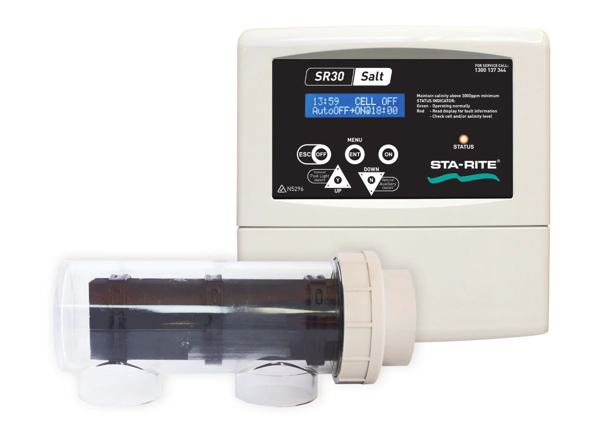 Pentair SR Salt Chlorinator 60g/hr + pH doser - Image 2