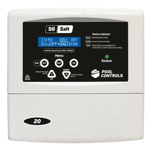 Pool Controls SG20T Salt Chlorinator (Additional Timed Power Outlets)