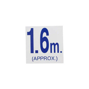 Pool Depth Marker - 1.6m Blue