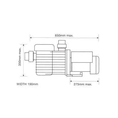 Speck 90/500 2HP Pool Pump - 5 Year Limited Warranty - Image 4