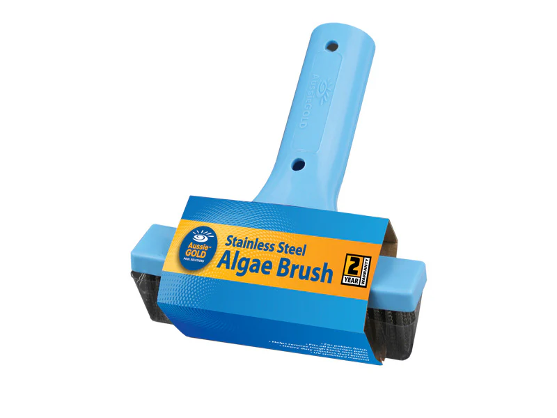 Aussie Gold Stainless Steel Algae Brush - Pool Brush - Image 2
