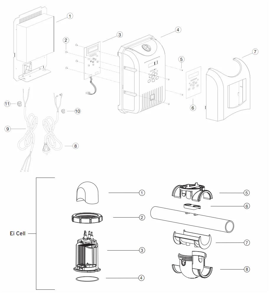 Zodiac eXO iQ pH/PRO, Hydroxinator iQ pH/PRO, pH Perfect, Ei Locking Collar Ring R0768200 - Image 2
